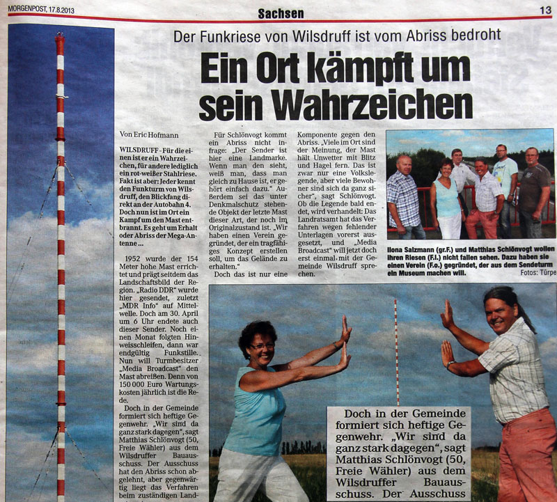 Artikel Funkturm Morgenpost