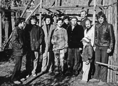 Brigade bei Außensanierung mit G. Donath