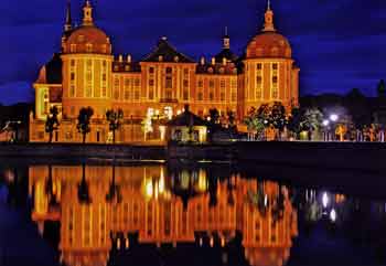 Jutta Ebert mit "Moritzburg am frühen Morgen"