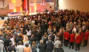 Der Wilsdruffer Neujahrsempfang in der Saubachtalhalle