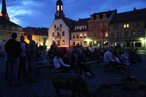 Kino auf dem Markt in WIlsdruff