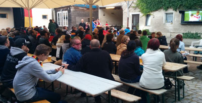 public viewing 2014 in Wilsdruff