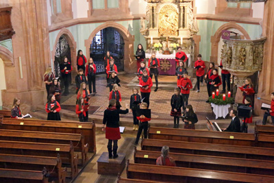 Weihnachtskonzert des Gymnasiums WIlsdruff