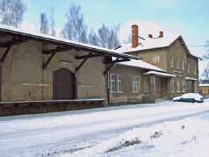 Der ehemalige Kleinbahnhof